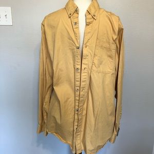 COLUMBIA Men’s XLT Yellow Long Sleeve Shirt